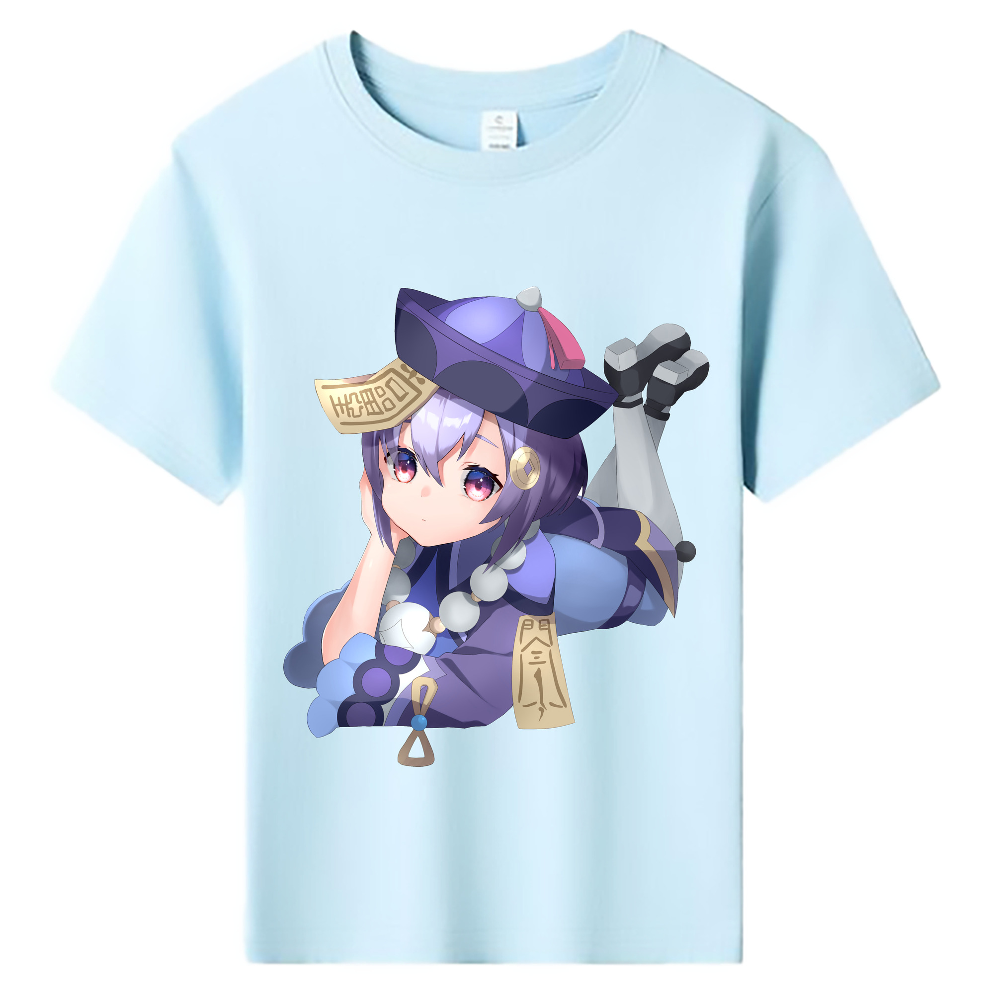 げんし神 七七 なな  genshin Nana 綿100％キッズTシャツ（フロントプリント）